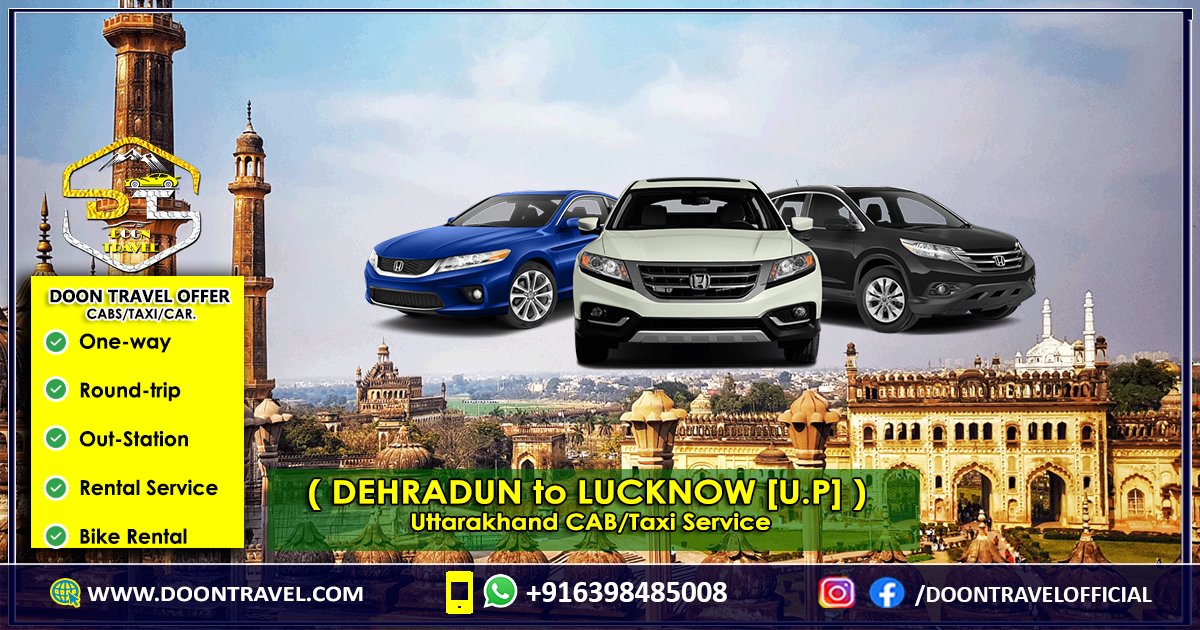 Dehradun to LUCKNOW Taxi/CAB Service