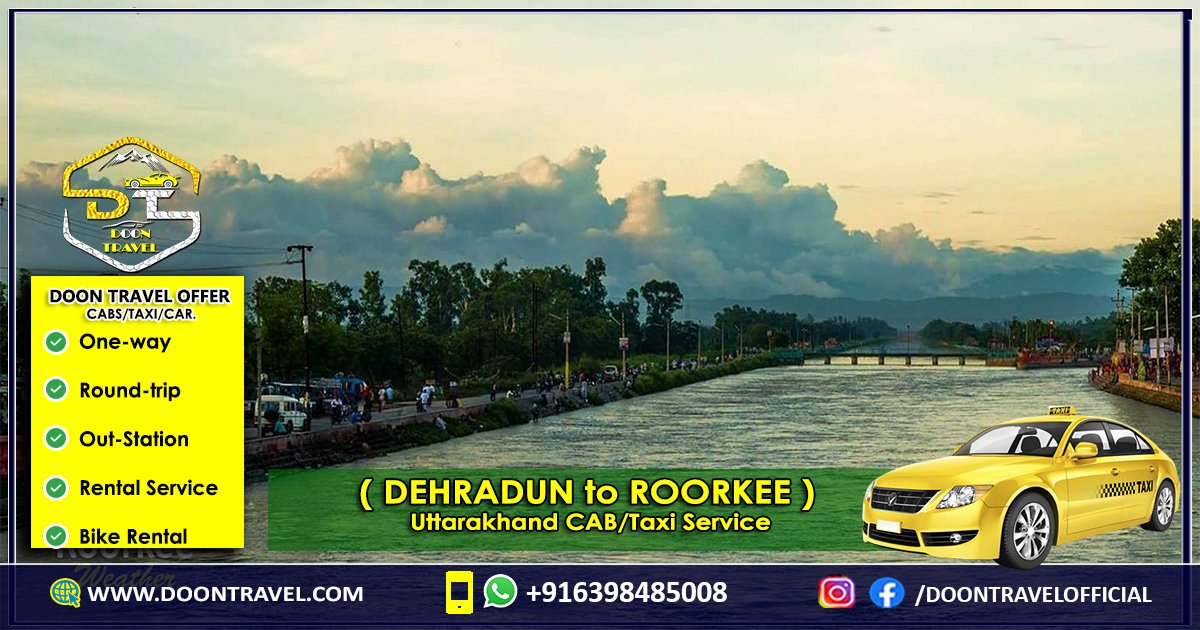 Dehradun to Roorkee Taxi/CAB Service